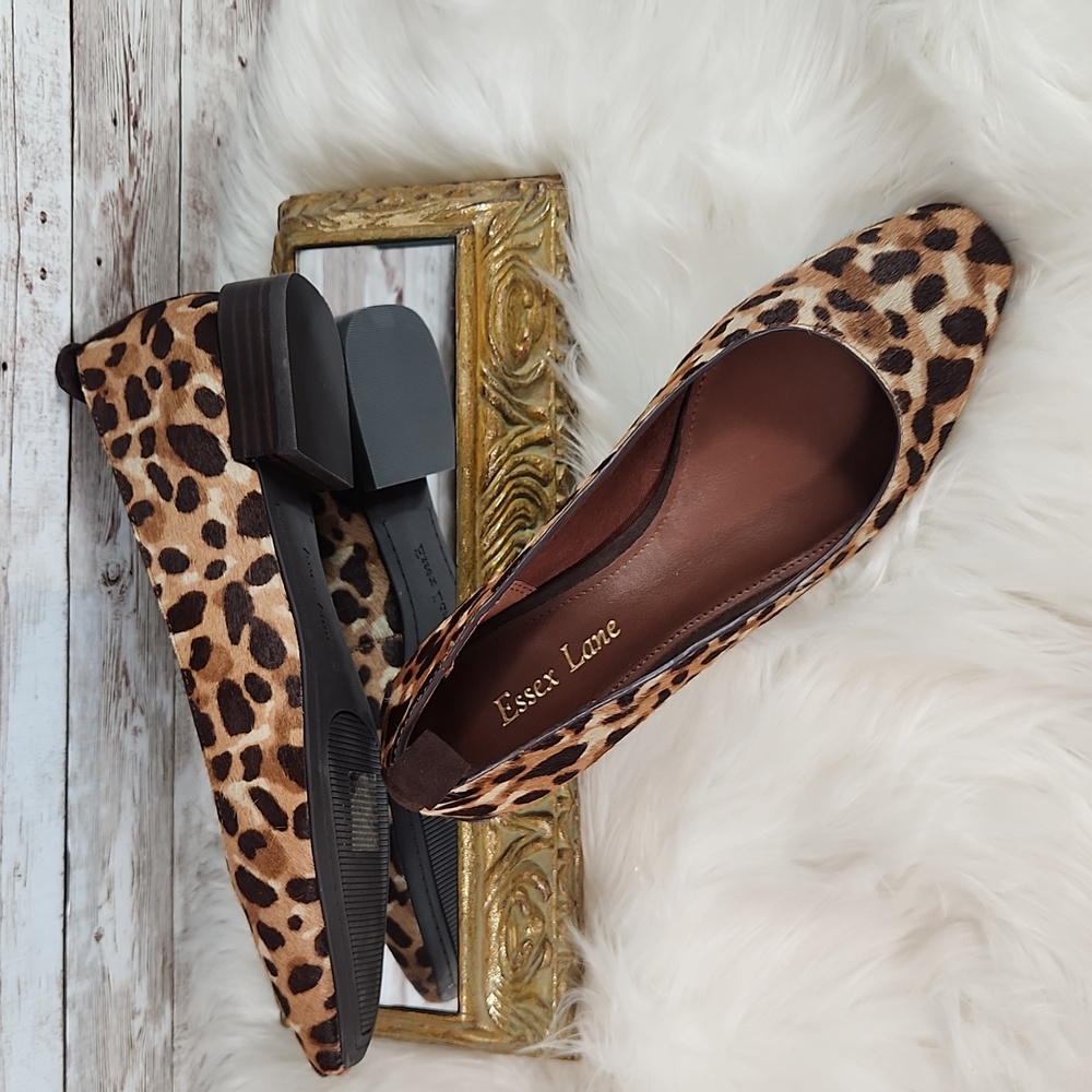 Essex Lane, women's Leopard print flat shoes, never worn,  size 7 1/2 M. - Picture 11 of 11